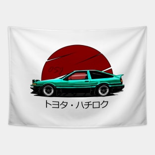 AE86 Turquoise Legend Edition Tapestry