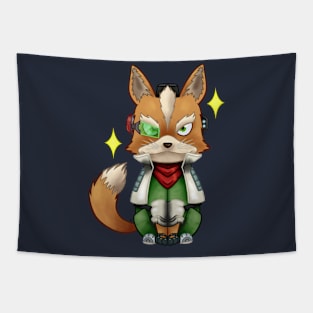 Space fox Tapestry