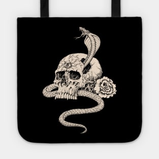 Skull and Snake Tote