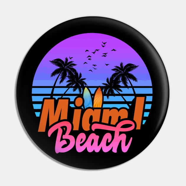 Miami beach florida sunset Pin by Tonibhardwaj