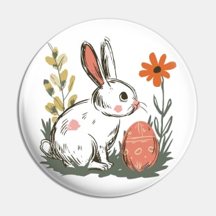 Cute Easter Bunny Pin