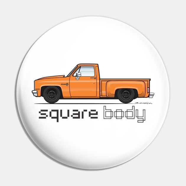 Orange Truck Pin by JRCustoms44