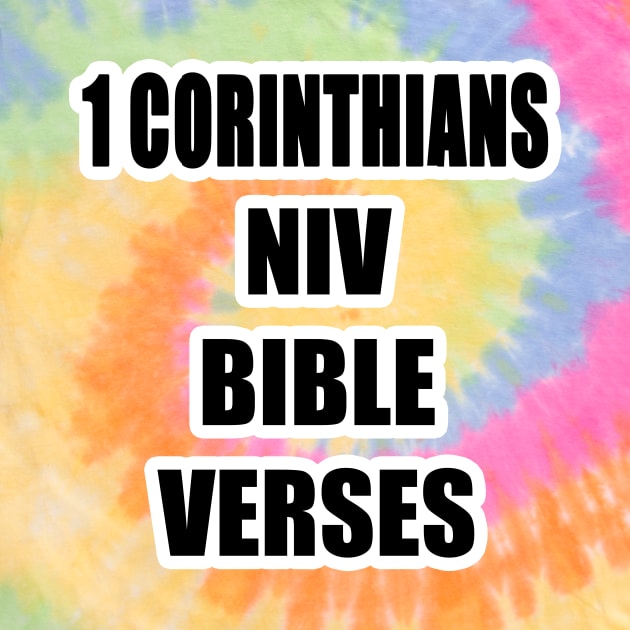 1 CORINTHIANS NIV BIBLE VERSES by Holy Bible Verses