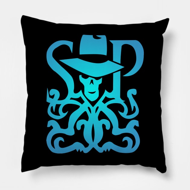 Skulduggery pleasant Pillow by Ketchup