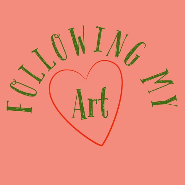 Following my heart(Art) Kids T-Shirt by 108 Recordings
