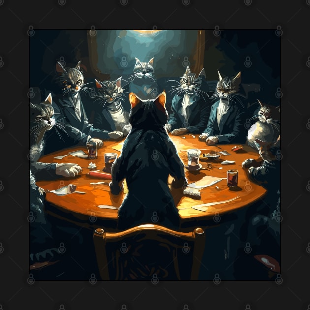 Street cats gang council by TomFrontierArt