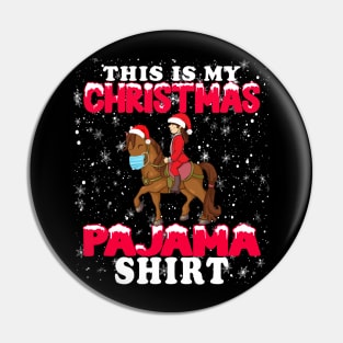 This is My christmas pajama shirt Pin