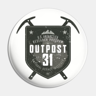 Outpost 31 (aged look) Pin