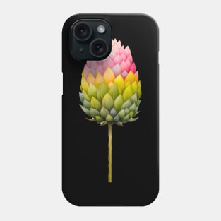 Colorful artichoke flower Phone Case