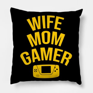 Wife mom gamer Pillow