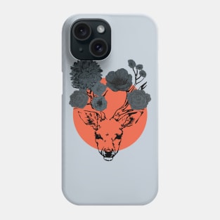 Flowers deer circle Phone Case