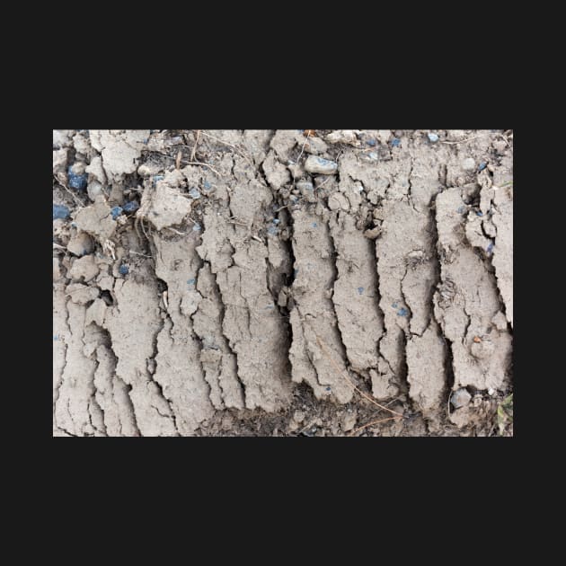 Arid mud flats by textural