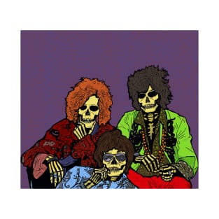 Classic Rock Band Cream Skeletons T-Shirt