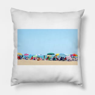 Beach Umbrellas Pillow