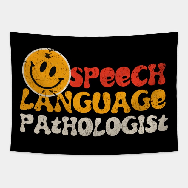 speech language pathology retro type Tapestry by SUMAMARU