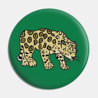 Walking jaguar Pin