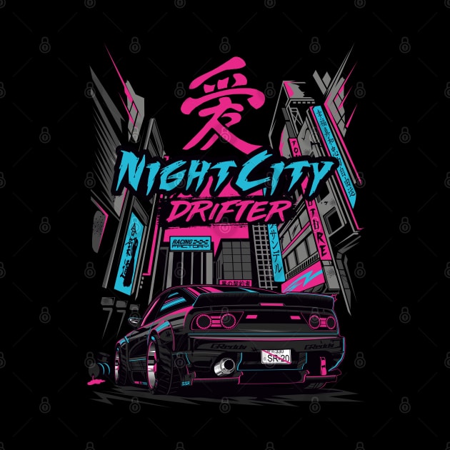 240sx - Night City Drifter by racingfactory