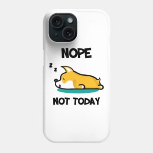 Welsh Corgi Sleeping Lazy Day Dog Lovers Phone Case