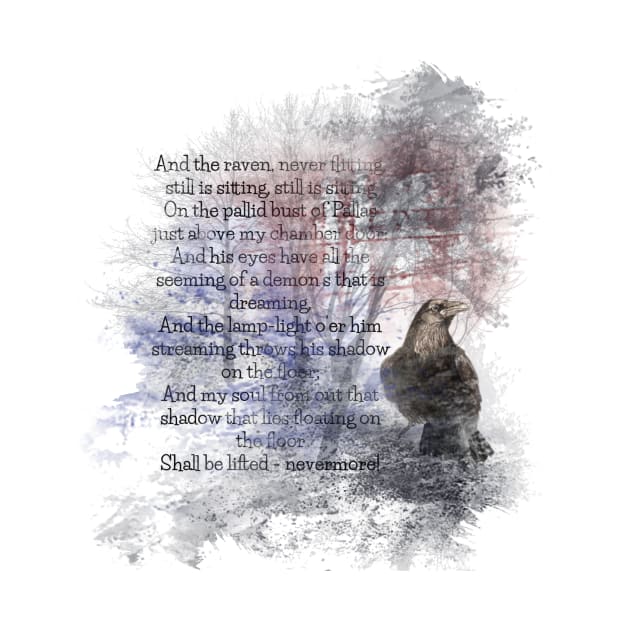 Edgar Allan Poe Poem The Raven by Country Mouse Studio