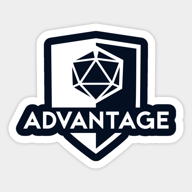 Advantage Silhouette Logo - Advantagednd - Sticker