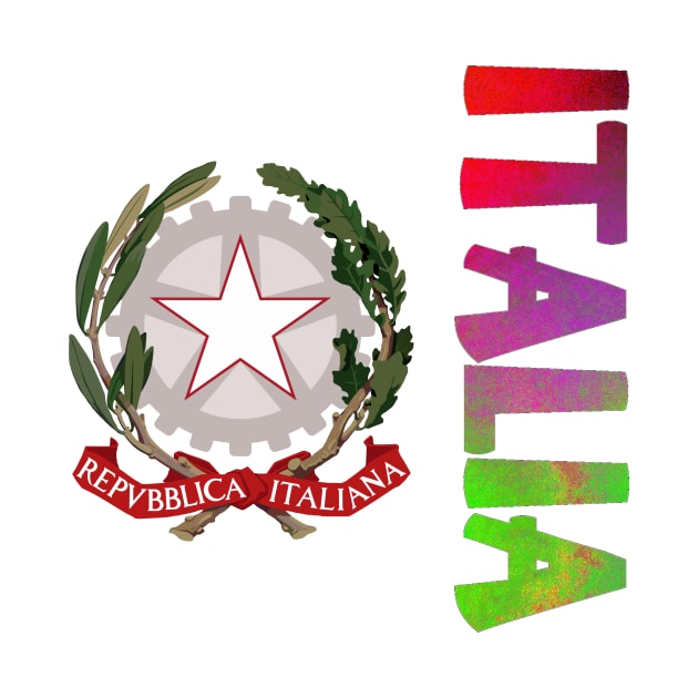 Italia (Italy) Coat of Arms Design by Naves