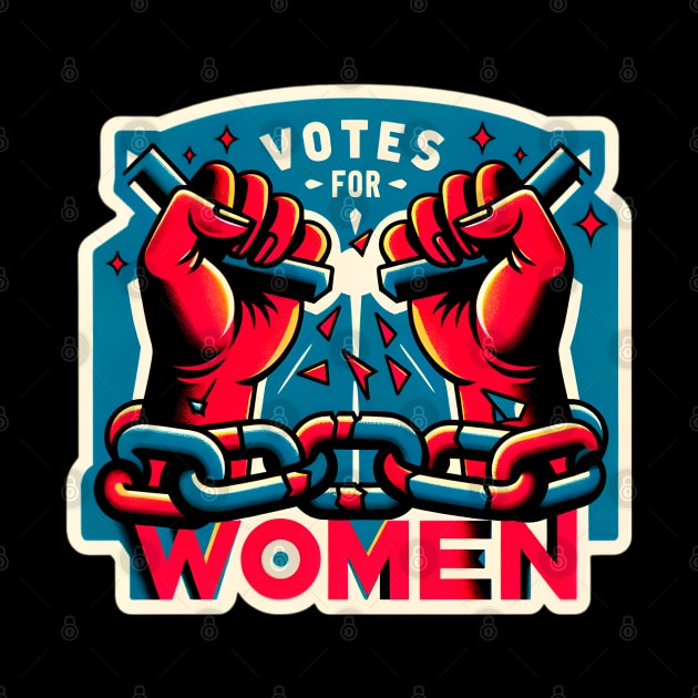 Votes for Women Retro by PuckDesign