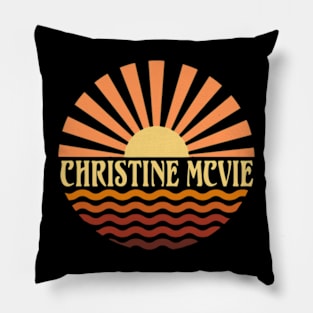 Graphic Circles Christine Name Lovely Styles Vintage 70s 80s 90s Pillow