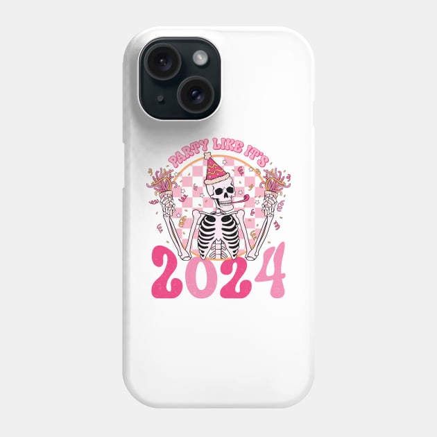 Party like Its 2024 Phone Case by MZeeDesigns