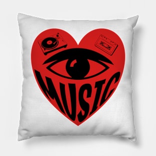 I Love Music Pillow