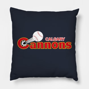 Vintage Calgary Cannons Baseball Pillow