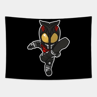 Kamen Rider Dark Kabuto Chibi Style Kawaii Tapestry