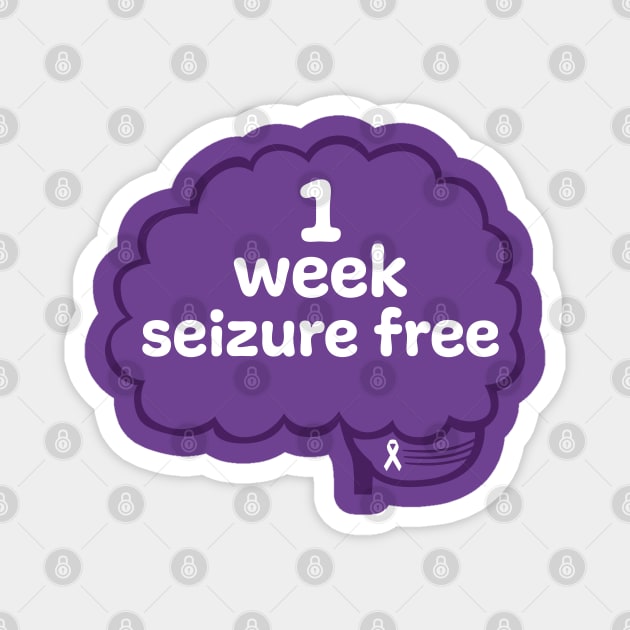 1 Week Seizure Free Magnet by MickeyEdwards