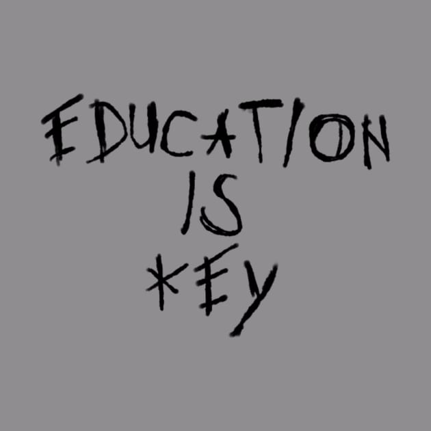 Education is key (Black) by shawnison