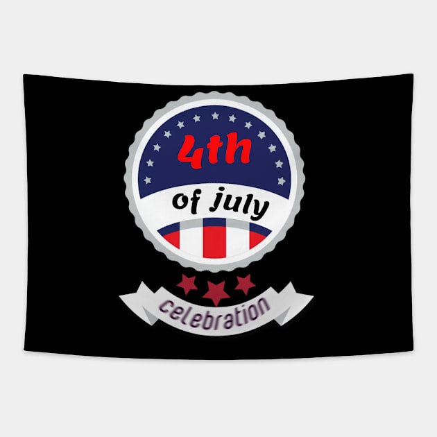 4th of July Tapestry by Pieartscreation