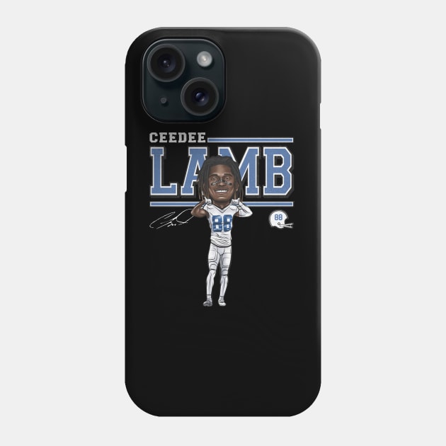 CeeDee Lamb Dallas Cartoon Phone Case by Buya_Hamkac