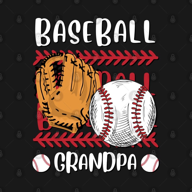 My Favorite Baseball Player Calls Me Grandpa Gift for Baseball Grandfather by BoogieCreates