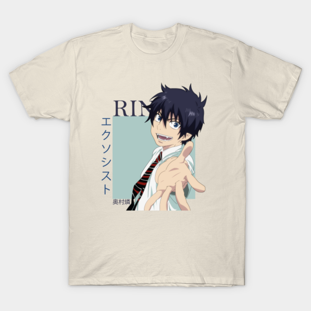 Rin Okumura Blue Exorcist Anime Rin Okumura Blue Exorcist T Shirt Teepublic - rin okumura shirt roblox