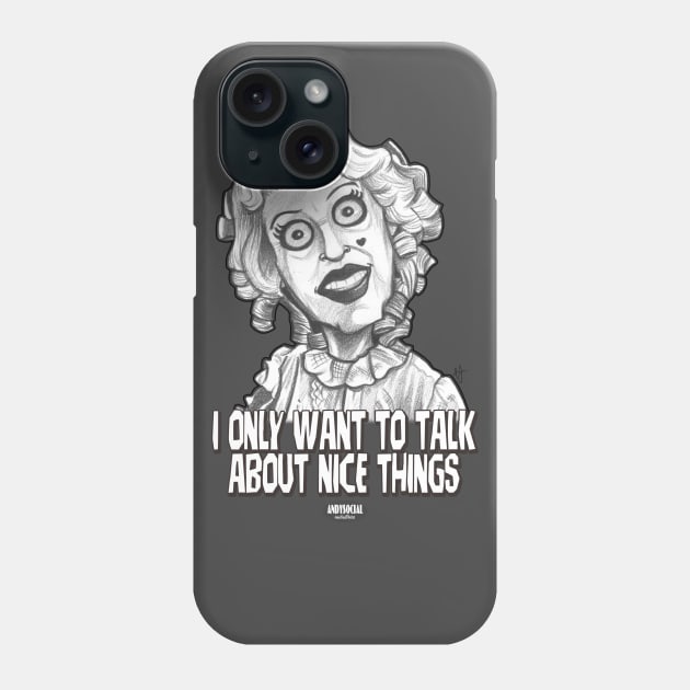 Baby Jane Hudson Phone Case by AndysocialIndustries