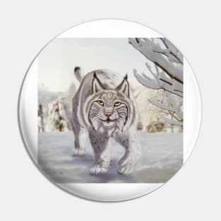 Stalking in a Winter Wonderland Pin