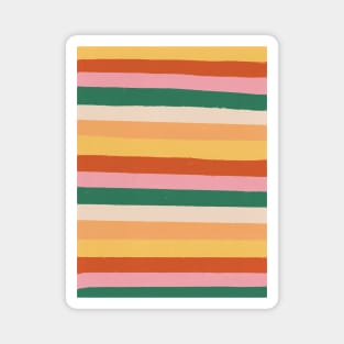 Rainbow stripes Pattern Magnet