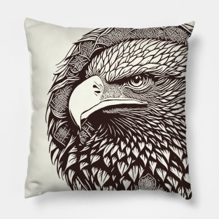 Eagle Monochrome Pillow