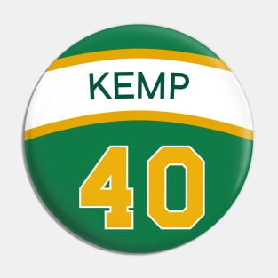 KEMP - FRONT AND BACK PRINT! Pin