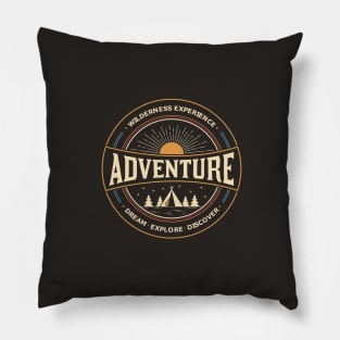 Wilderness Adventure Time Design Pillow
