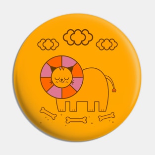 Hungry Lion Pin