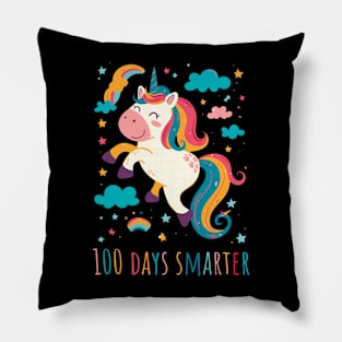 100 days smarter Unicorn Pillow