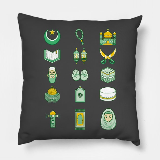 Islamic icon Pillow by ginanperdana