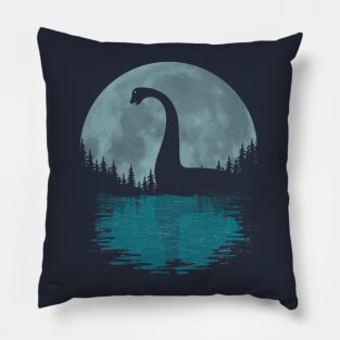 Loch Ness Monster - Nessie With Moon Pillow