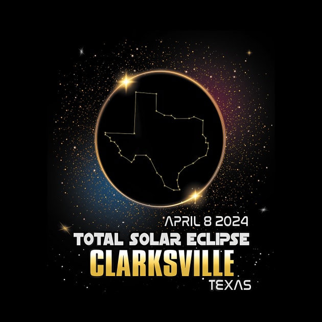 Clarksville Texas Total Solar Eclipse 2024 by klei-nhanss