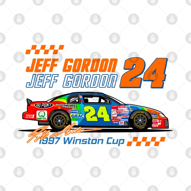 Jeff Gordon 24 Nascar Vintage by kucingtertawa