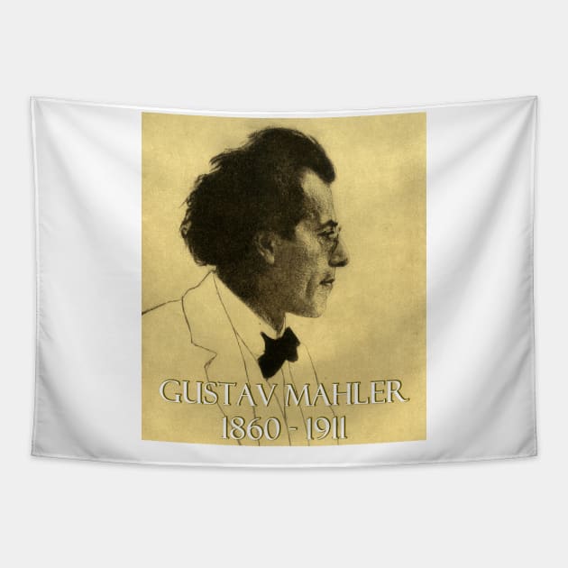 Great Composers: Gustav Mahler Tapestry by Naves